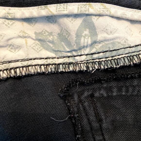 Tommy Bahama Straight Leg Jeans Zip Fly Flat Front Denim Navy Blue 35" - Picture 3 of 5